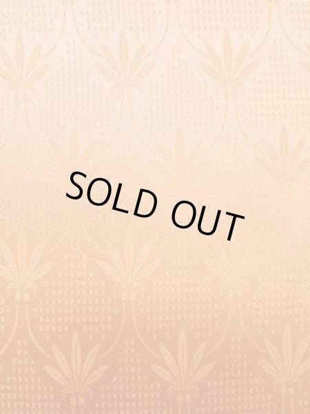 画像5: L1213E Mint  色無地 女性用着物  シルク（正絹） 淡い 薄い 橙色, ぼかし 【中古】 【USED】 【リサイクル】 ★★★★★ (5)