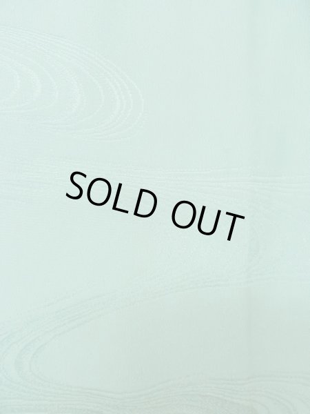 画像6: L1213F  色無地 女性用着物  シルク(正絹)  淡い 緑色,  【中古】 【USED】 【リサイクル】 ★★☆☆☆ (6)