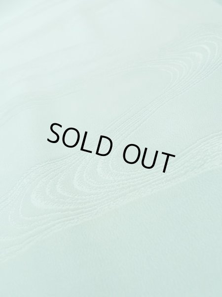 画像8: L1213F  色無地 女性用着物  シルク(正絹)  淡い 緑色,  【中古】 【USED】 【リサイクル】 ★★☆☆☆ (8)