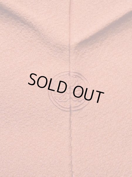 画像3: L1213J Mint  色無地 女性用着物  シルク(正絹)  淡い 珊瑚色,  【中古】 【USED】 【リサイクル】 ★★★★★ (3)