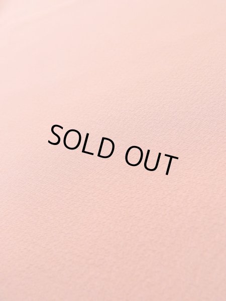 画像8: L1213J Mint  色無地 女性用着物  シルク(正絹)  淡い 珊瑚色,  【中古】 【USED】 【リサイクル】 ★★★★★ (8)