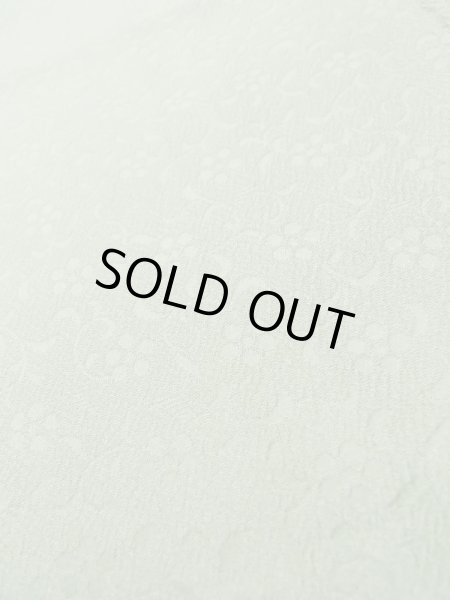 画像10: L1213Q  色無地 女性用着物  シルク(正絹)  淡い 緑色,  【中古】 【USED】 【リサイクル】 ★★★★☆ (10)