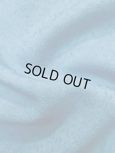 画像9: L1213T  色無地 女性用着物  シルク(正絹)   青緑色,  【中古】 【USED】 【リサイクル】 ★★☆☆☆ (9)