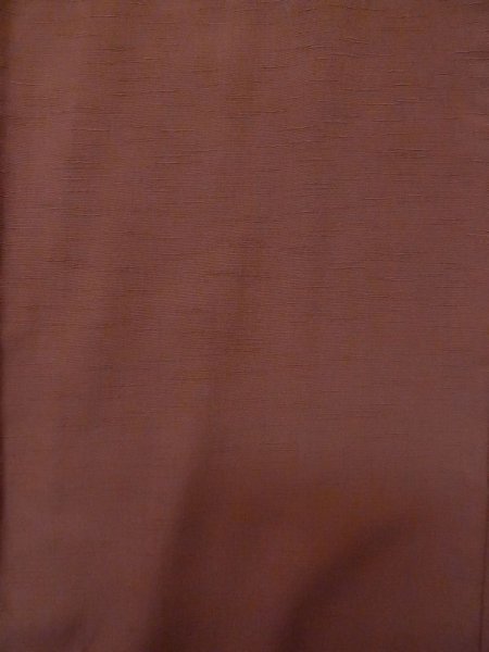 画像3: L1213X  色無地 女性用着物  化繊   茶色,  【中古】 【USED】 【リサイクル】 ★☆☆☆☆ (3)