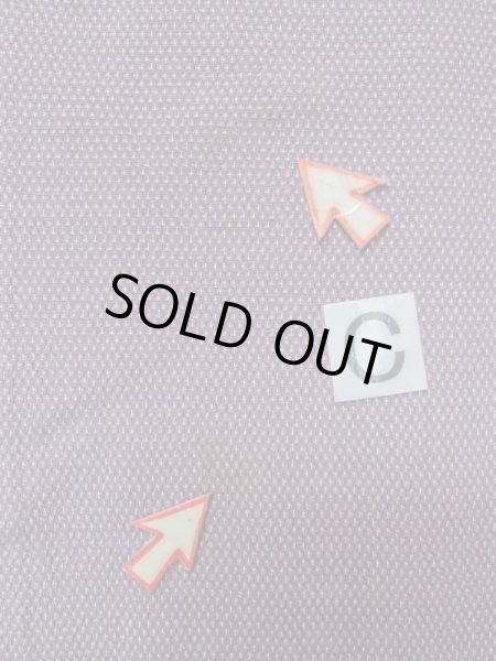 画像14: L1213Y  織 女性用着物  シルク(正絹)   紫色, 抽象的模様 【中古】 【USED】 【リサイクル】 ★★☆☆☆ (14)