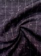 画像9: L1220B Mint  単衣 女性用着物  シルク（正絹）   藤色, 縞 【中古】 【USED】 【リサイクル】 ★★★★☆ (9)