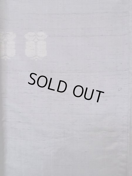 画像3: L1220D Mint  単衣 女性用着物 遠州椿 シルク（正絹）  薄い 藤色, 椿 【中古】 【USED】 【リサイクル】 ★★★★☆ (3)