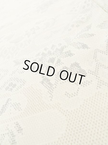 画像8: L1220I Mint  単衣 女性用着物  シルク(正絹)   アイボリー, 雲 【中古】 【USED】 【リサイクル】 ★★★★☆ (8)