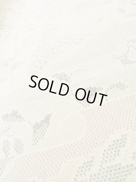 画像9: L1220I Mint  単衣 女性用着物  シルク(正絹)   アイボリー, 雲 【中古】 【USED】 【リサイクル】 ★★★★☆ (9)