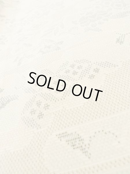 画像10: L1220I Mint  単衣 女性用着物  シルク(正絹)   アイボリー, 雲 【中古】 【USED】 【リサイクル】 ★★★★☆ (10)