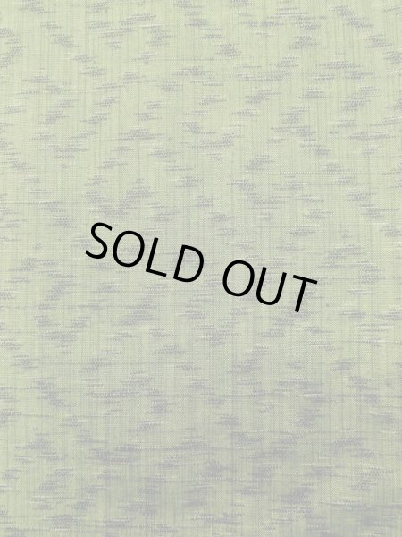 画像5: L1220L Mint  単衣 女性用着物  シルク(正絹)  淡い 緑色, 紗綾形文 【中古】 【USED】 【リサイクル】 ★★★★☆ (5)