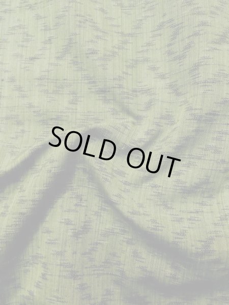 画像10: L1220L Mint  単衣 女性用着物  シルク(正絹)  淡い 緑色, 紗綾形文 【中古】 【USED】 【リサイクル】 ★★★★☆ (10)