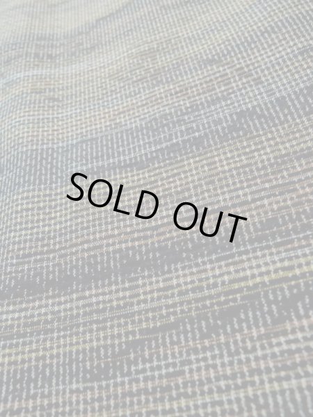 画像8: L1220R  単衣 女性用着物  シルク(正絹)  深い 灰色, 雲 深い【中古】 【USED】 【リサイクル】 ★★★☆☆ (8)