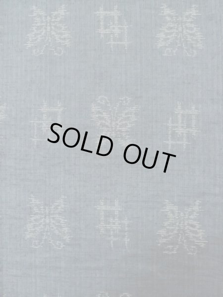 画像4: L1220U Mint  単衣 女性用着物  シルク(正絹) 淡い 深い 青, 蝶々 【中古】 【USED】 【リサイクル】 ★★★★☆ (4)