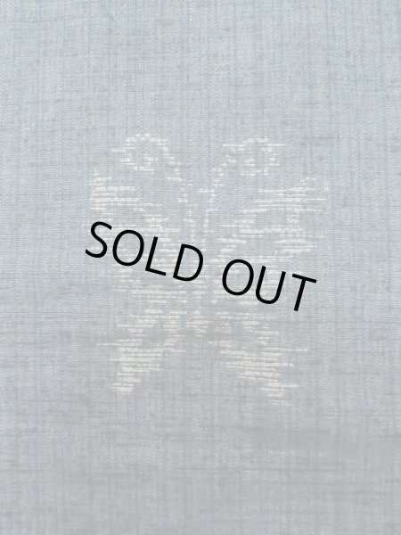 画像6: L1220U Mint  単衣 女性用着物  シルク(正絹) 淡い 深い 青, 蝶々 【中古】 【USED】 【リサイクル】 ★★★★☆ (6)