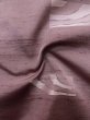 画像11: L1221D  紬 女性用着物  シルク（正絹） 淡い 薄い 赤色, 幾何学模様 【中古】 【USED】 【リサイクル】 ★★☆☆☆ (11)