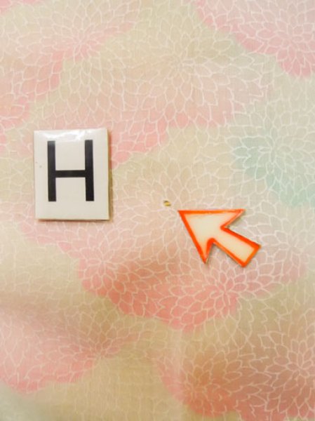 画像20: M0110D  襦袢 女性用着物  モスリン  薄い 桃色, 菊 【中古】 【USED】 【リサイクル】 ★☆☆☆☆ (20)