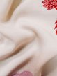 画像13: M0110L  襦袢 女性用着物  シルク（正絹） 淡い 薄い 桃色, 鶴 【中古】 【USED】 【リサイクル】 ★★☆☆☆ (13)