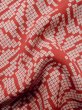 画像9: M0110O  襦袢 女性用着物  シルク（正絹）   赤色, 麻の葉 【中古】 【USED】 【リサイクル】 ★★☆☆☆ (9)