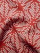 画像10: M0110O  襦袢 女性用着物  シルク（正絹）   赤色, 麻の葉 【中古】 【USED】 【リサイクル】 ★★☆☆☆ (10)