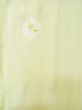 画像3: M0110Y Mint  襦袢 女性用着物  シルク（正絹） 淡い 薄い 黄緑色, 花 【中古】 【USED】 【リサイクル】 ★★★★☆ (3)