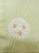 画像5: M0110Y Mint  襦袢 女性用着物  シルク（正絹） 淡い 薄い 黄緑色, 花 【中古】 【USED】 【リサイクル】 ★★★★☆ (5)