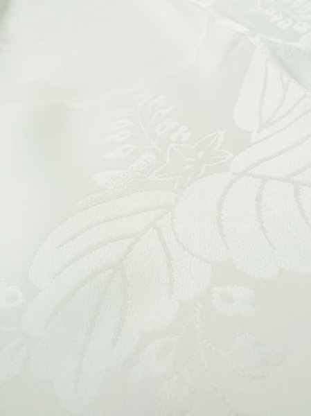 画像8: M0111C  襦袢 女性用着物  化繊   白,  【中古】 【USED】 【リサイクル】 ★★☆☆☆ (8)