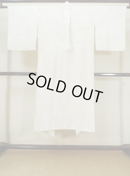 画像2: M0111D  襦袢 女性用着物  シルク(正絹)   白,  【中古】 【USED】 【リサイクル】 ★★☆☆☆ (2)