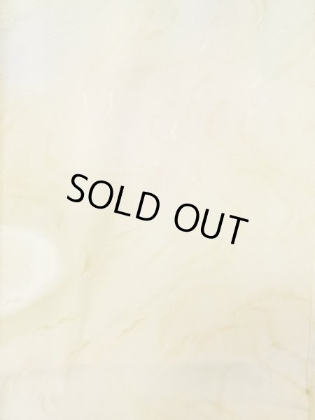 画像3: M0131B Mint  小紋 女性用着物  シルク（正絹） 淡い 薄い 山吹, ぼかし 【中古】 【USED】 【リサイクル】 ★★★★☆ (3)