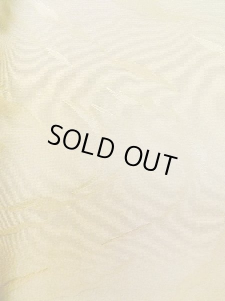 画像6: M0131B Mint  小紋 女性用着物  シルク（正絹） 淡い 薄い 山吹, ぼかし 【中古】 【USED】 【リサイクル】 ★★★★☆ (6)