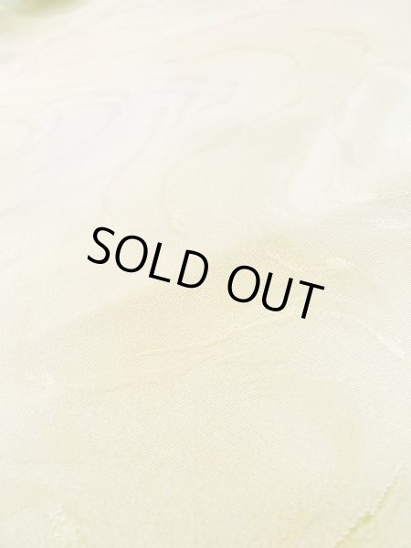 画像8: M0131B Mint  小紋 女性用着物  シルク（正絹） 淡い 薄い 山吹, ぼかし 【中古】 【USED】 【リサイクル】 ★★★★☆ (8)