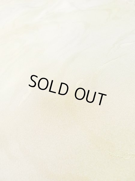 画像9: M0131B Mint  小紋 女性用着物  シルク（正絹） 淡い 薄い 山吹, ぼかし 【中古】 【USED】 【リサイクル】 ★★★★☆ (9)