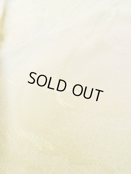 画像10: M0131B Mint  小紋 女性用着物  シルク（正絹） 淡い 薄い 山吹, ぼかし 【中古】 【USED】 【リサイクル】 ★★★★☆ (10)