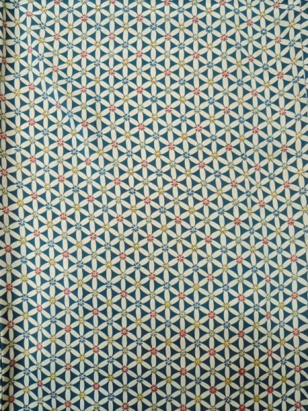 画像3: M0131O  小紋 女性用着物  シルク(正絹)   白, 七宝 【中古】 【USED】 【リサイクル】 ★☆☆☆☆ (3)