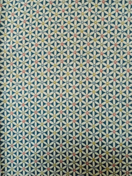 画像4: M0131O  小紋 女性用着物  シルク(正絹)   白, 七宝 【中古】 【USED】 【リサイクル】 ★☆☆☆☆ (4)