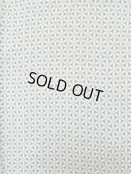 画像4: M0131O  小紋 女性用着物  シルク（正絹）   白, 七宝 【中古】 【USED】 【リサイクル】 ★☆☆☆☆ (4)