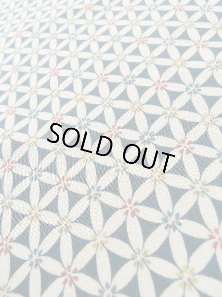 画像8: M0131O  小紋 女性用着物  シルク（正絹）   白, 七宝 【中古】 【USED】 【リサイクル】 ★☆☆☆☆ (8)