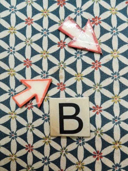 画像13: M0131O  小紋 女性用着物  シルク(正絹)   白, 七宝 【中古】 【USED】 【リサイクル】 ★☆☆☆☆ (13)