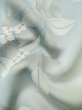 画像12: M0131P  小紋 女性用着物  シルク（正絹）  淡い 水色, 葉 【中古】 【USED】 【リサイクル】 ★★☆☆☆ (12)