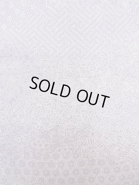 画像5: M0131Q Mint  江戸小紋 女性用着物  シルク(正絹)   藤色, 花 【中古】 【USED】 【リサイクル】 ★★★★☆ (5)