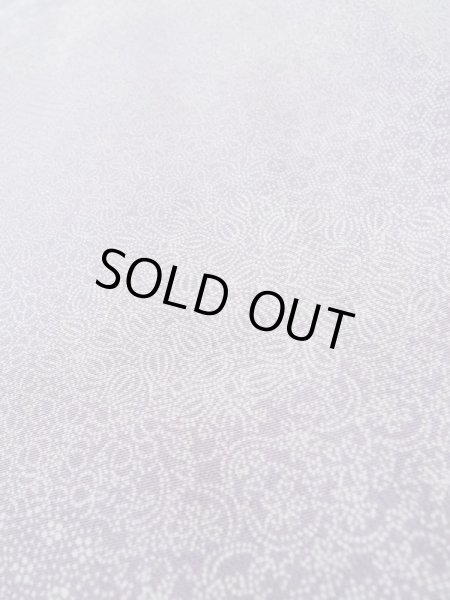 画像9: M0131Q Mint  江戸小紋 女性用着物  シルク(正絹)   藤色, 花 【中古】 【USED】 【リサイクル】 ★★★★☆ (9)