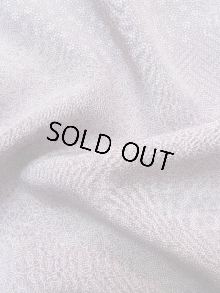 画像12: M0131Q Mint  江戸小紋 女性用着物  シルク(正絹)   藤色, 花 【中古】 【USED】 【リサイクル】 ★★★★☆ (12)