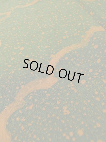 画像9: M0131S Mint  小紋 女性用着物  シルク(正絹)  淡い ベージュ, 小さな点々 【中古】 【USED】 【リサイクル】 ★★★★☆ (9)