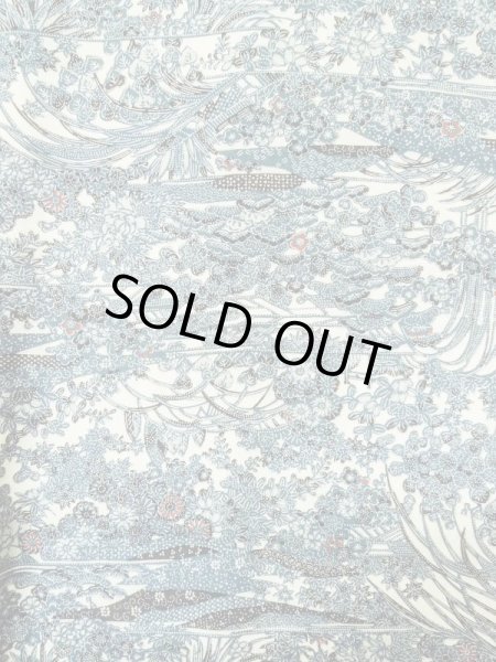 画像3: M0131X Mint  江戸小紋 女性用着物  シルク(正絹)   白, 花 【中古】 【USED】 【リサイクル】 ★★★★☆ (3)