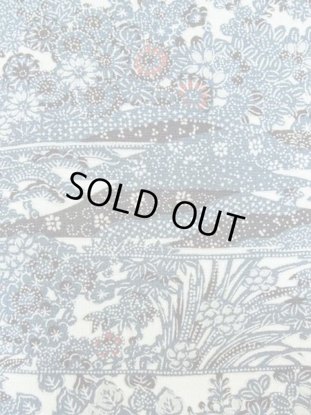 画像5: M0131X Mint  江戸小紋 女性用着物  シルク(正絹)   白, 花 【中古】 【USED】 【リサイクル】 ★★★★☆ (5)