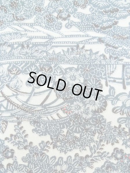 画像7: M0131X Mint  江戸小紋 女性用着物  シルク(正絹)   白, 花 【中古】 【USED】 【リサイクル】 ★★★★☆ (7)