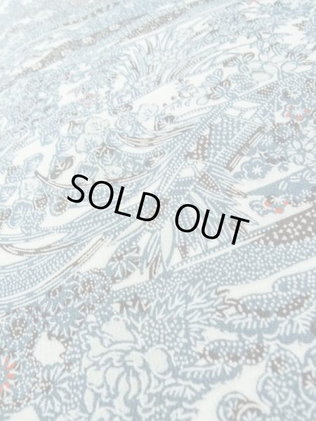 画像8: M0131X Mint  江戸小紋 女性用着物  シルク(正絹)   白, 花 【中古】 【USED】 【リサイクル】 ★★★★☆ (8)