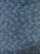 画像3: M0201A  小紋 女性用着物  化繊  淡い 青, 花 【中古】 【USED】 【リサイクル】 ★★☆☆☆ (3)