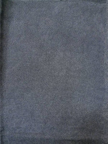 画像3: M0201B  江戸小紋 女性用着物  シルク(正絹)   黒, 青海波 【中古】 【USED】 【リサイクル】 ★★☆☆☆ (3)