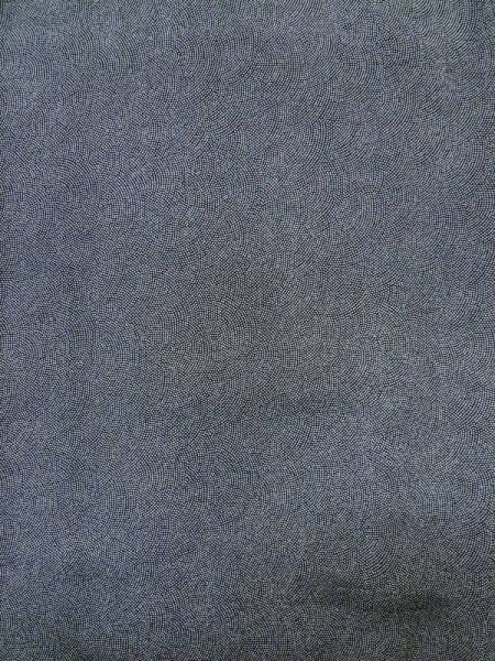 画像4: M0201B  江戸小紋 女性用着物  シルク(正絹)   黒, 青海波 【中古】 【USED】 【リサイクル】 ★★☆☆☆ (4)